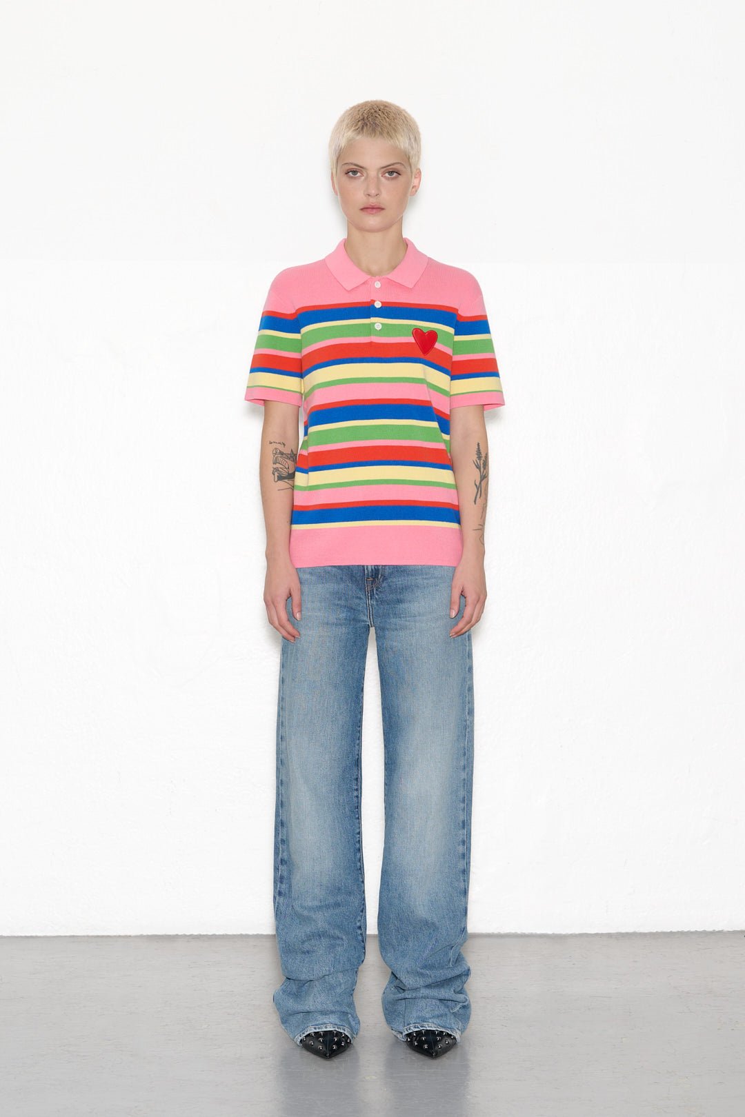 Polo PL - NAUTILUS HEA BRIGHT STRIPES - School Rag