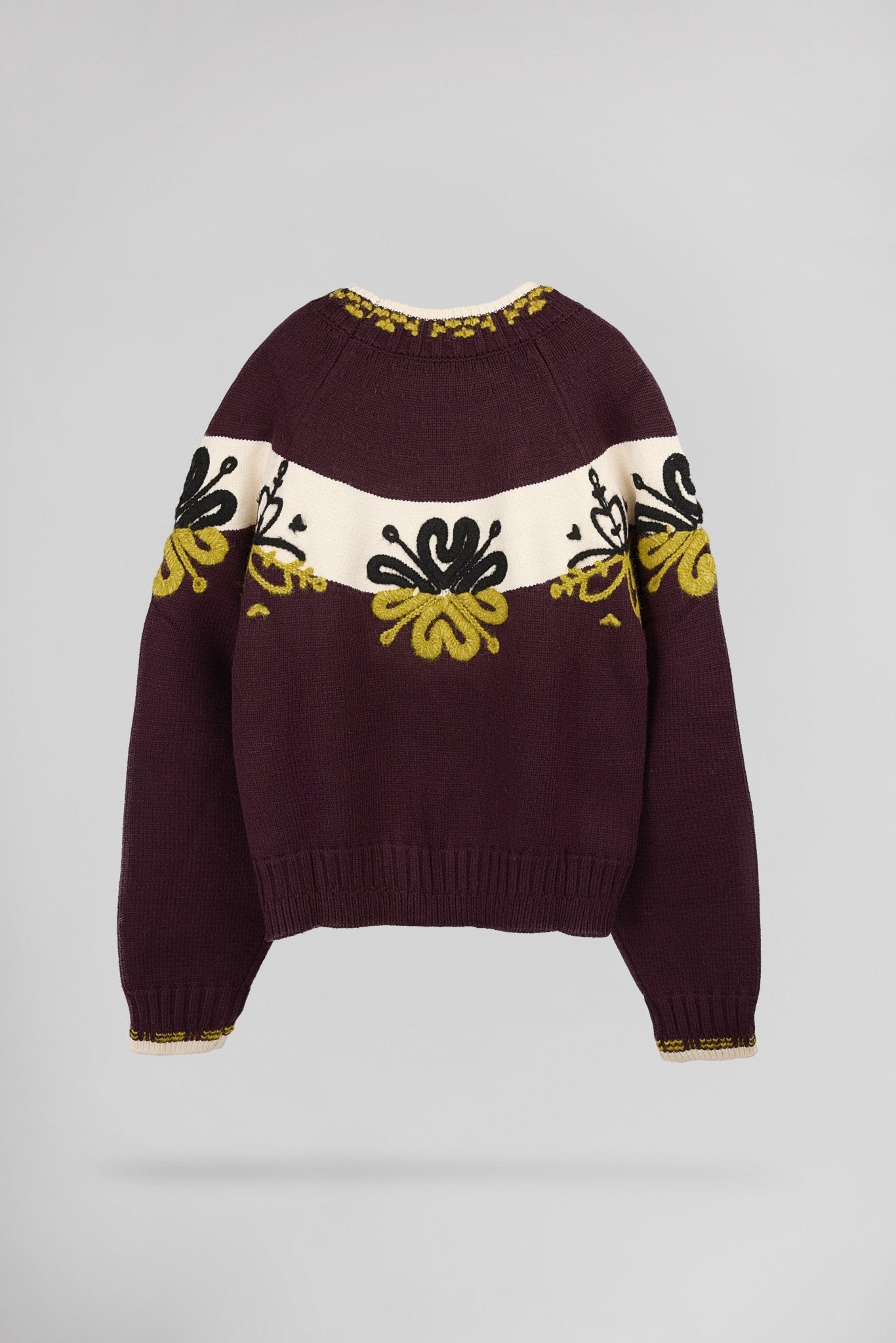 Pull à broderies florales SOYALA - School Rag