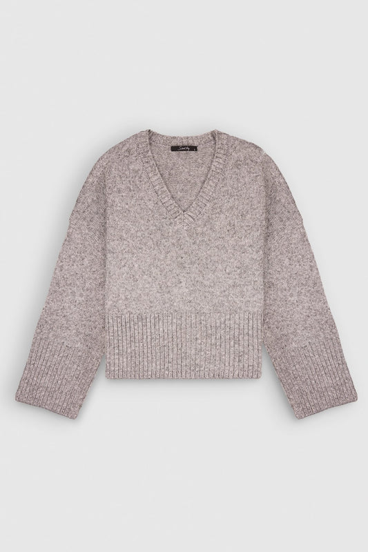Achat Pull ample en maille lurex PALISSANDRE LUREX SILVER METALLIC LUREX - School Rag