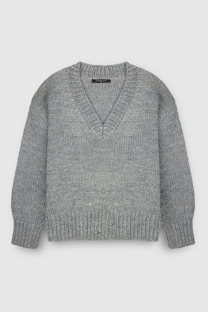 Pull ample P - GOTHAM MEDIUM GREY MELANGE - School Rag