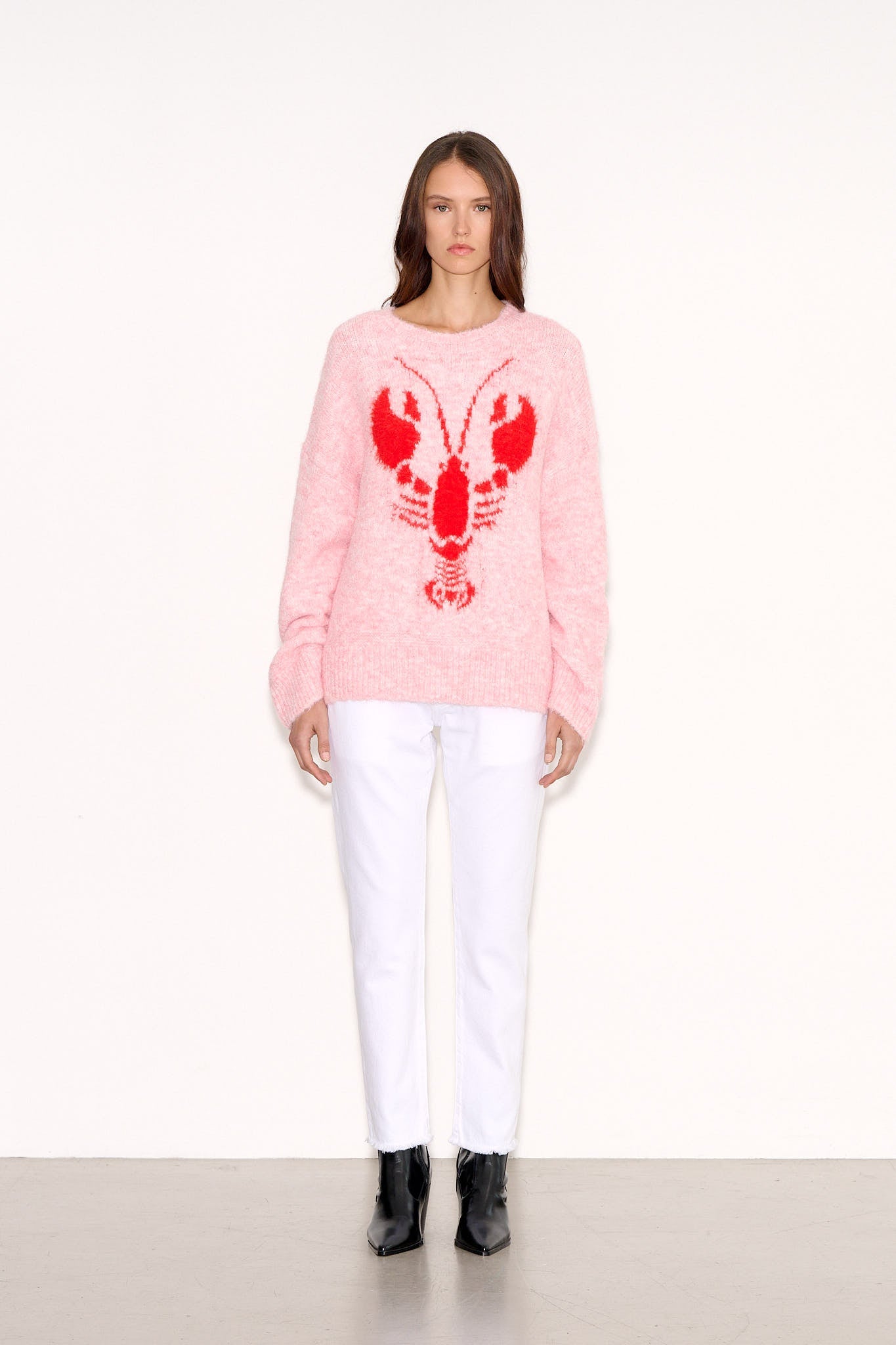 Pull ample P - LOBSTY PINK MELANGE - School Rag