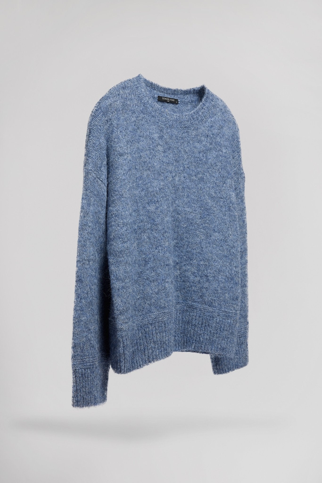 Pull ample P - LOWY BLUE JEANS MELANGE - School Rag
