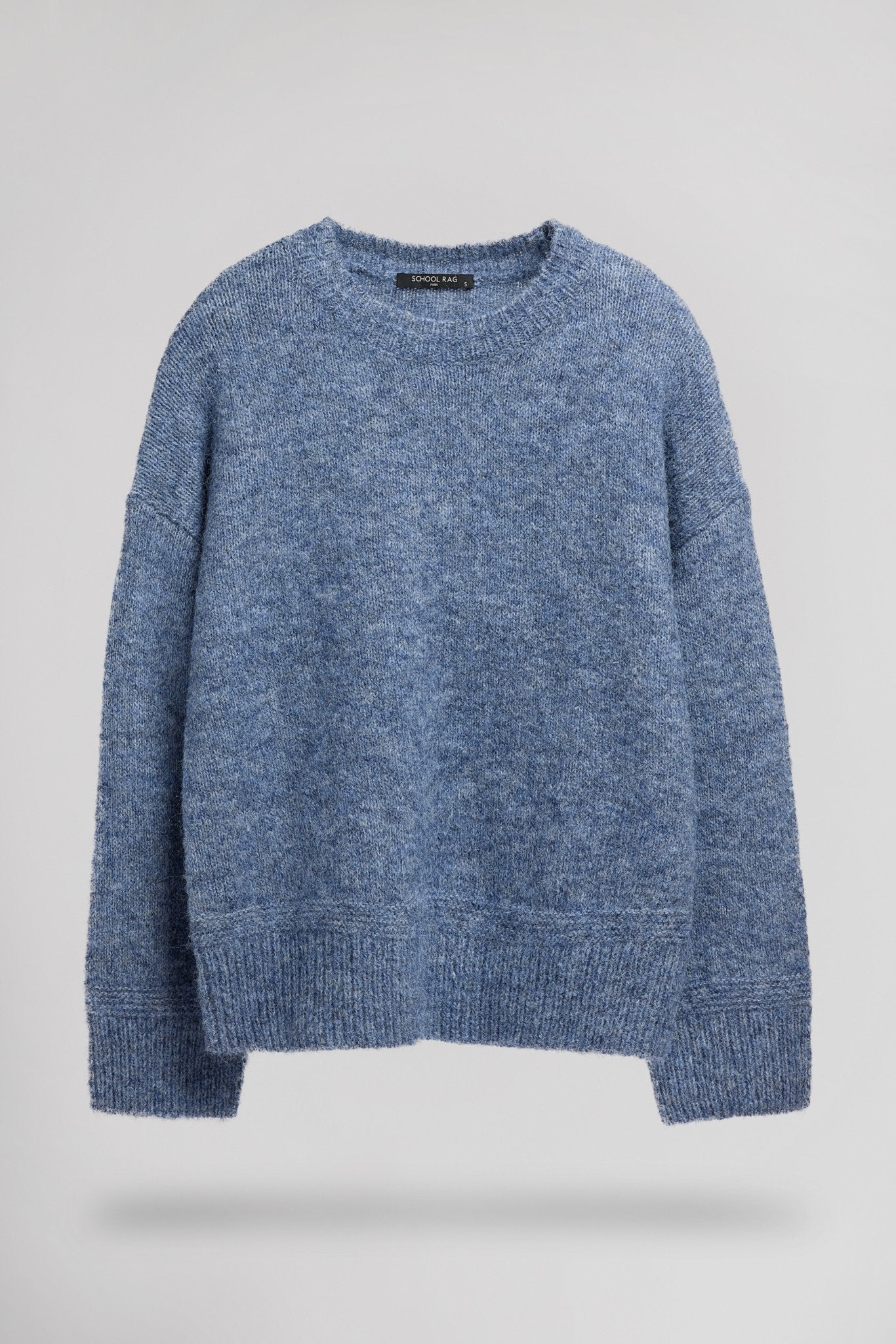 Pull ample P - LOWY BLUE JEANS MELANGE - School Rag