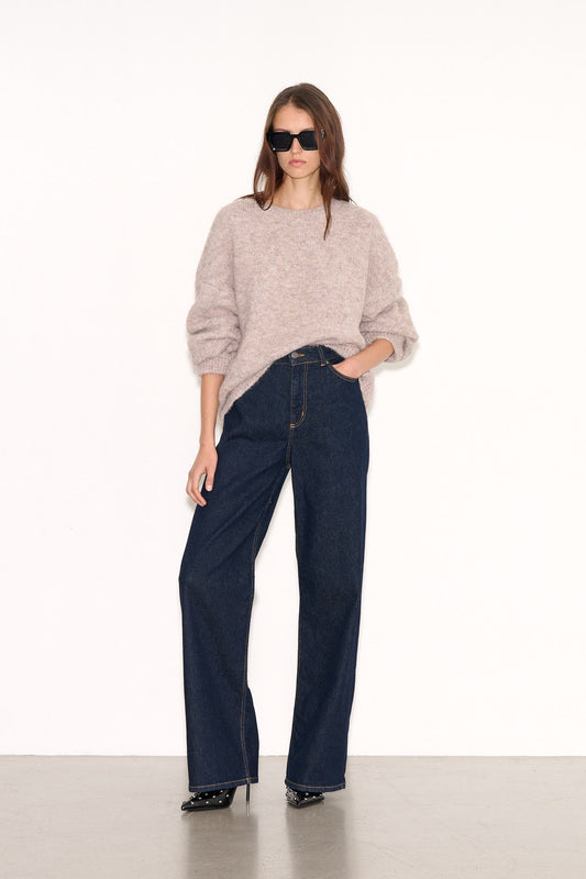Achat Pull ample P - LOWY SMOKE MELANGE - School Rag