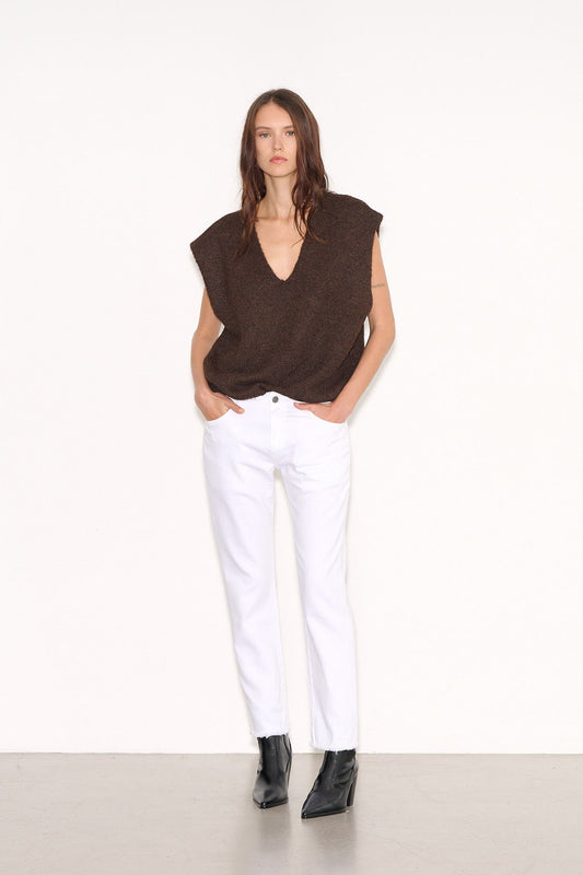 Achat Pull ample PALLAVI CHOCO - School Rag