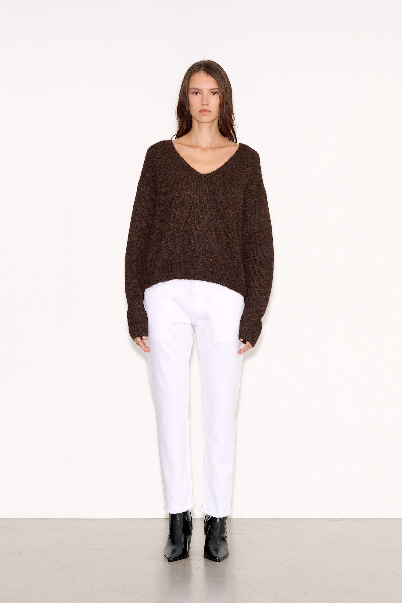 Pull ample PALLAVIA CHOCO - School Rag