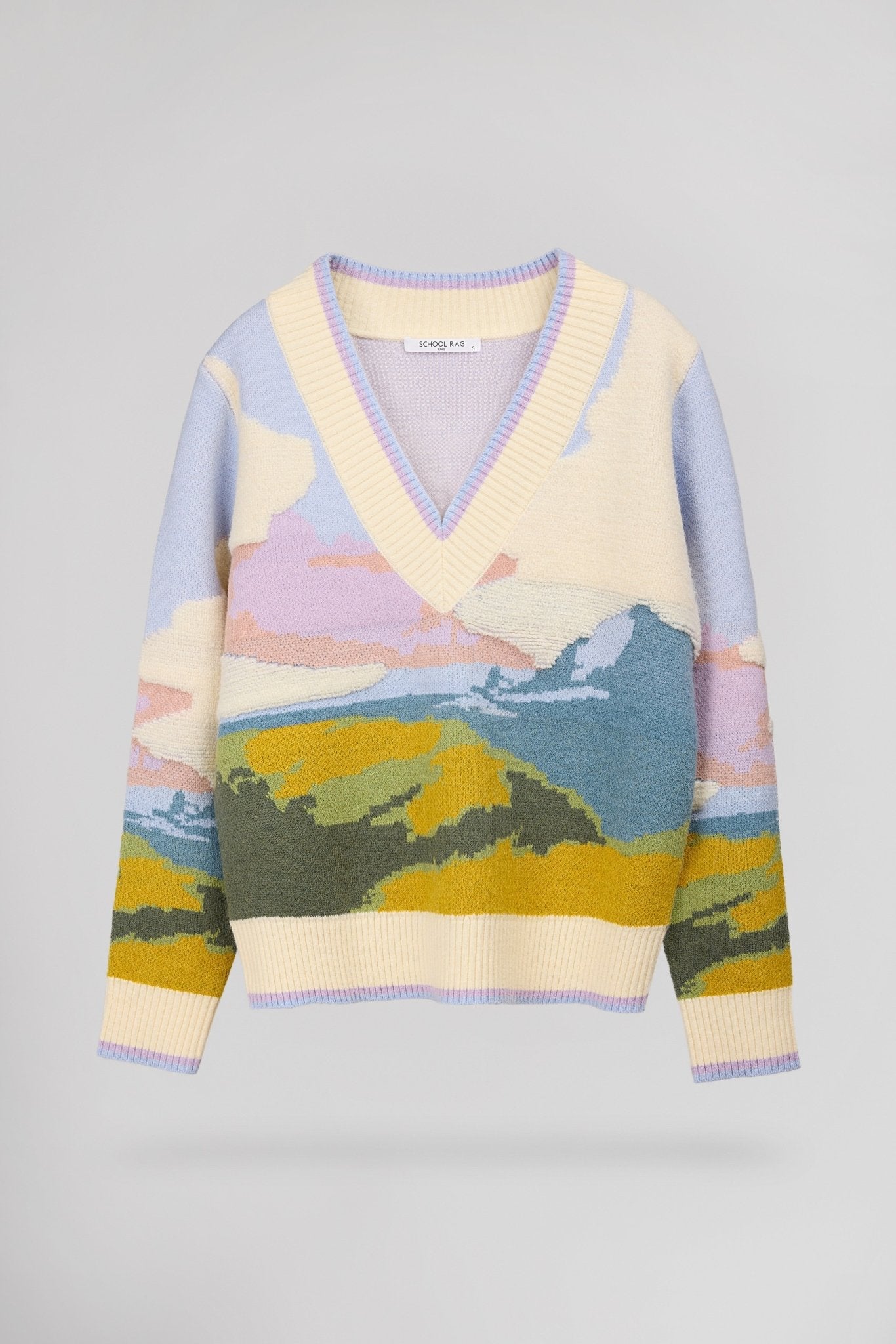 Pull ample PATZEE JACQUARD PAYSAGE - School Rag