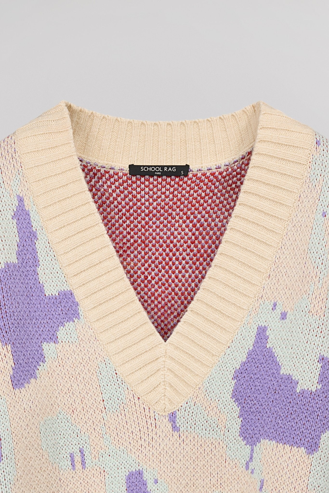 Pull ample PODZEE JACQUARD LOBSTER - School Rag