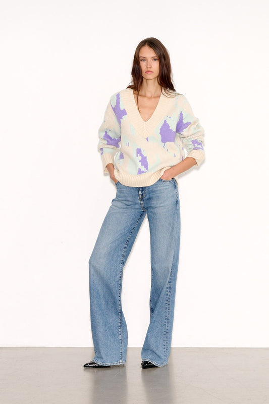 Achat Pull ample PODZEE JACQUARD LOBSTER - School Rag