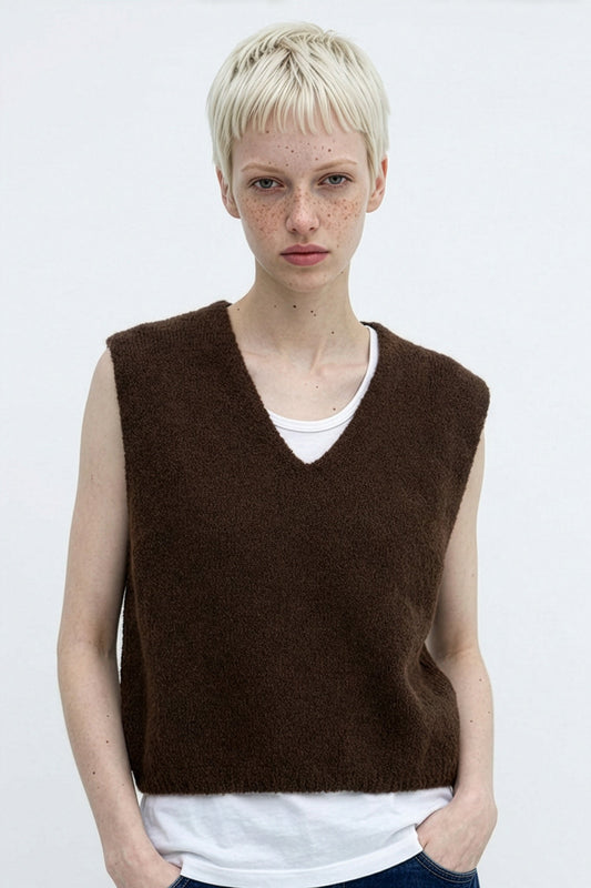 Achat Pull ample sans manches PALLAVI - School Rag