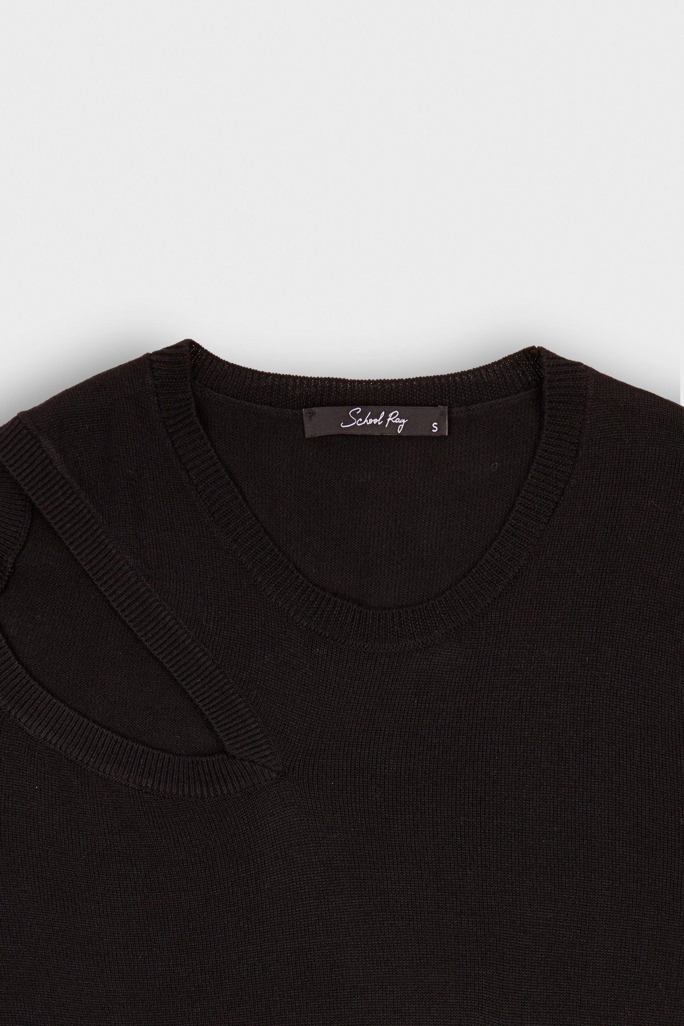 Pull asymétrique PHARELL NOIR - School Rag