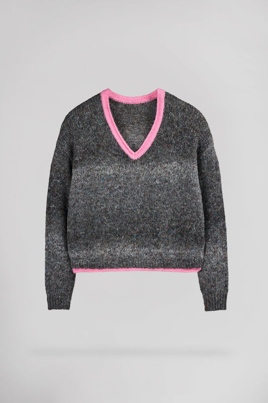 Achat Pull avec finitions contrastées PALLAVIA LINE - School Rag