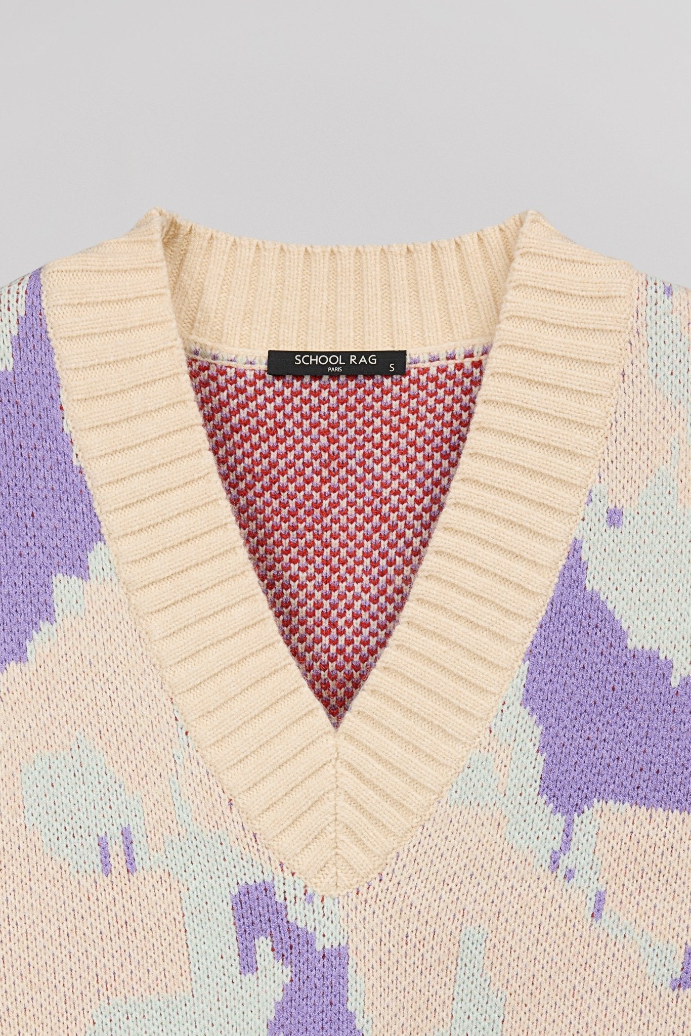 Pull confort PIO JACQUARD LOBSTER - School Rag
