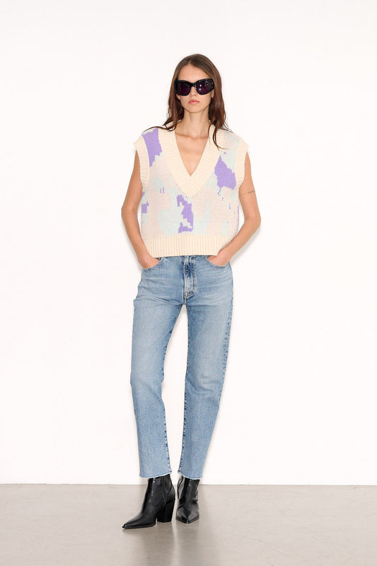 Achat Pull confort PIO JACQUARD LOBSTER - School Rag