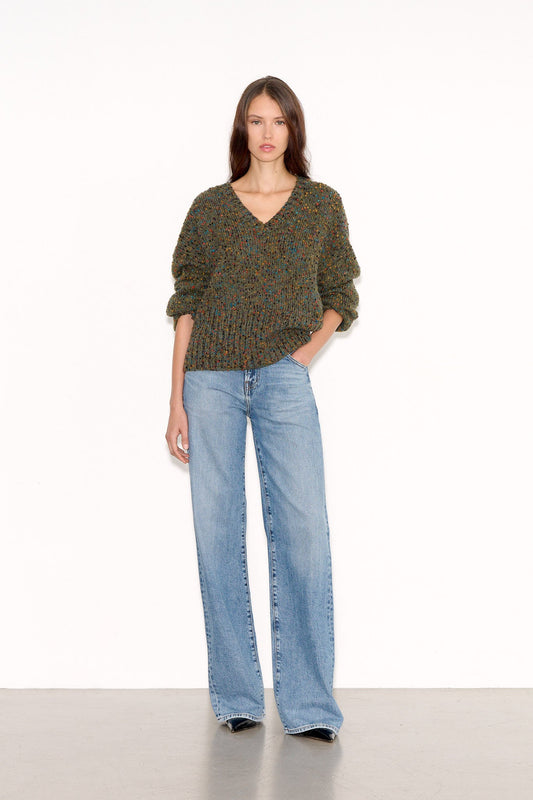 Achat Pull droit PALISSANDRE NEP NEPPY DARK GREEN - School Rag
