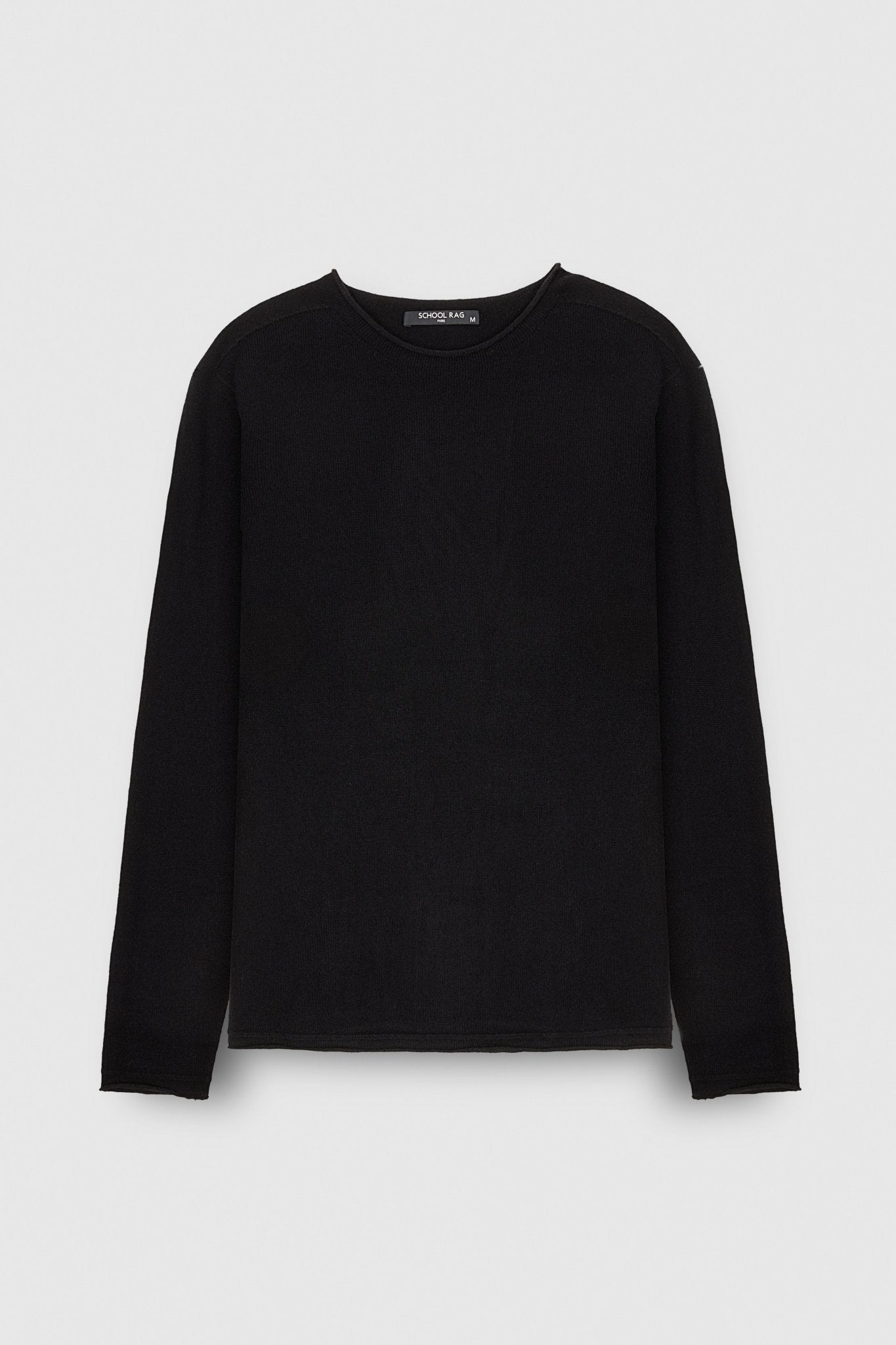 Pull en laine PARADISO NOIR - School Rag