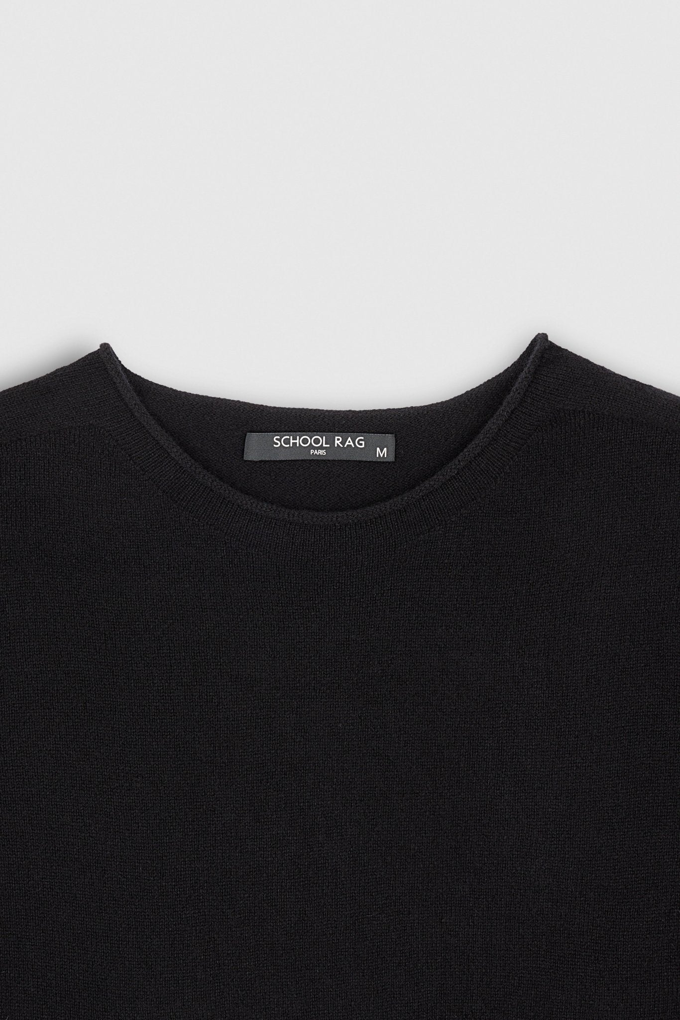 Pull en laine PARADISO NOIR - School Rag