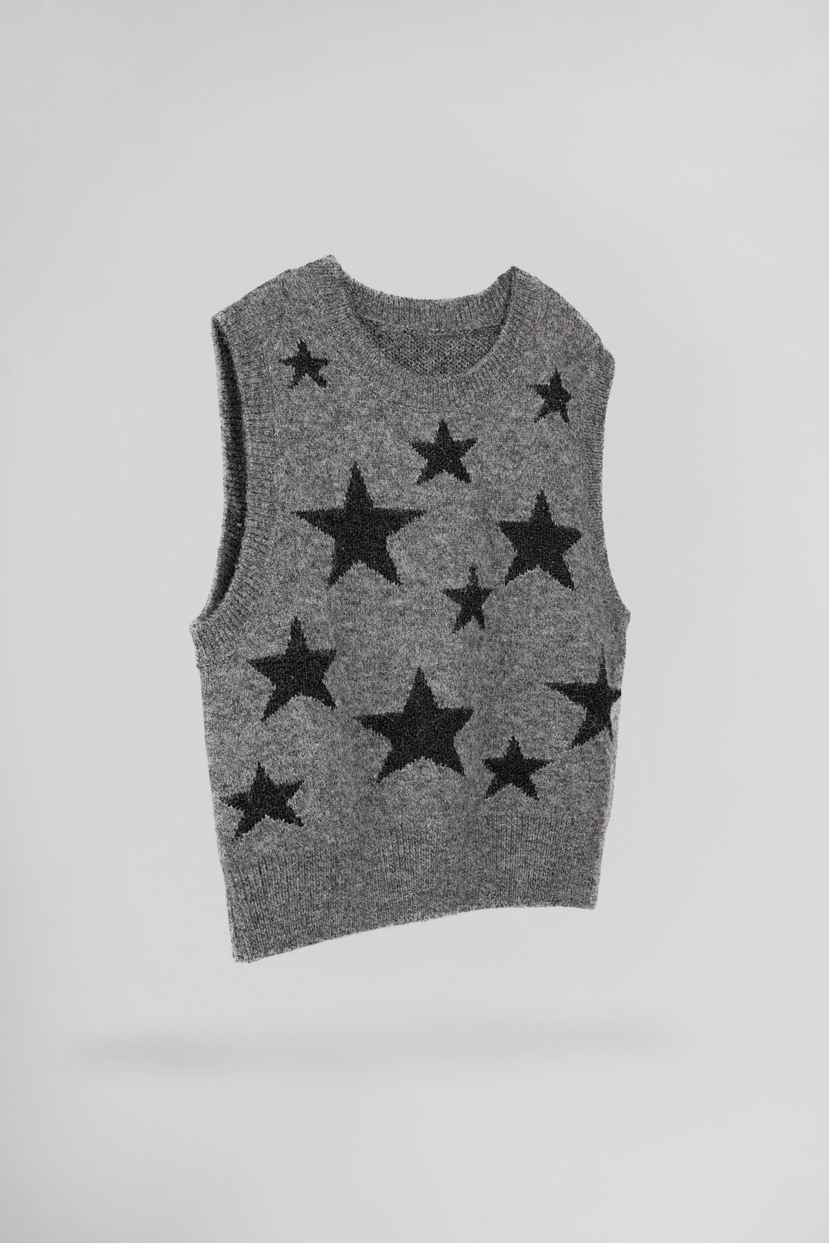 Pull jacquard sans manche ALITA - School Rag