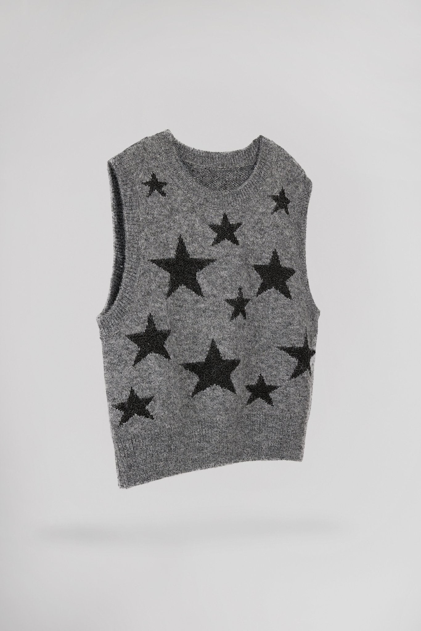 Pull jacquard sans manche ALITA - School Rag