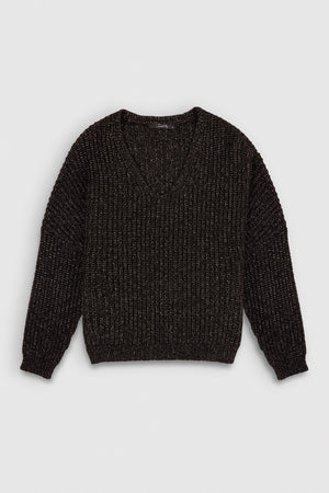 Pull oversize en maille lurex PACIFIC FULLSHY BLACK FULLSHY - School Rag