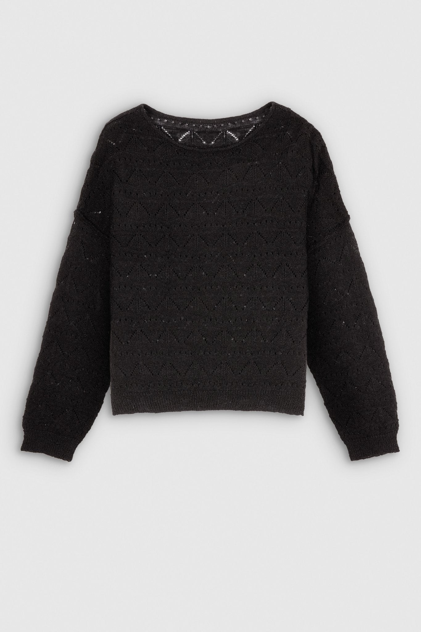 Pull oversize PALERME ELECTRIC  NOIR - School Rag