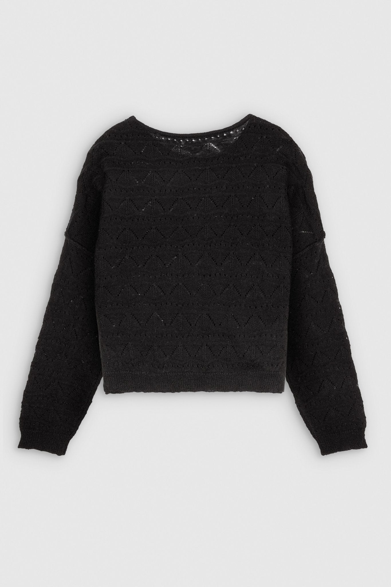 Pull oversize PALERME ELECTRIC  NOIR - School Rag