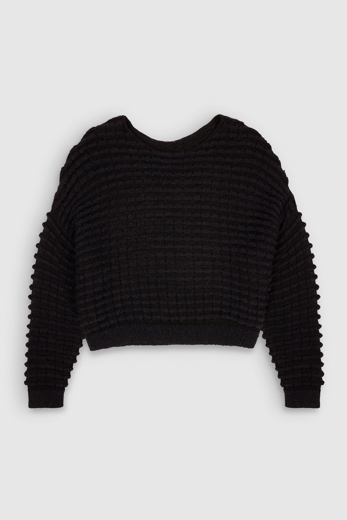 Pull oversize PALERME RAW BLACK ROW - School Rag