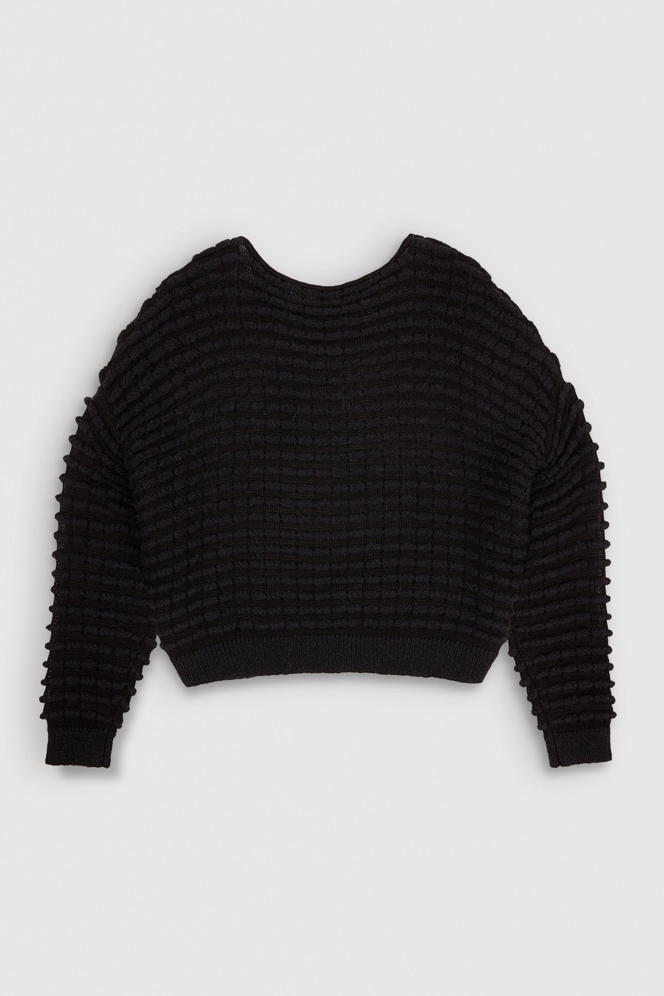 Pull oversize PALERME RAW BLACK ROW - School Rag