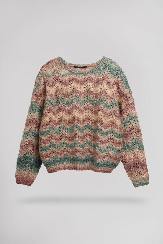 Achat Pull oversize PALERME SHADE VIEUX ROSE - School Rag