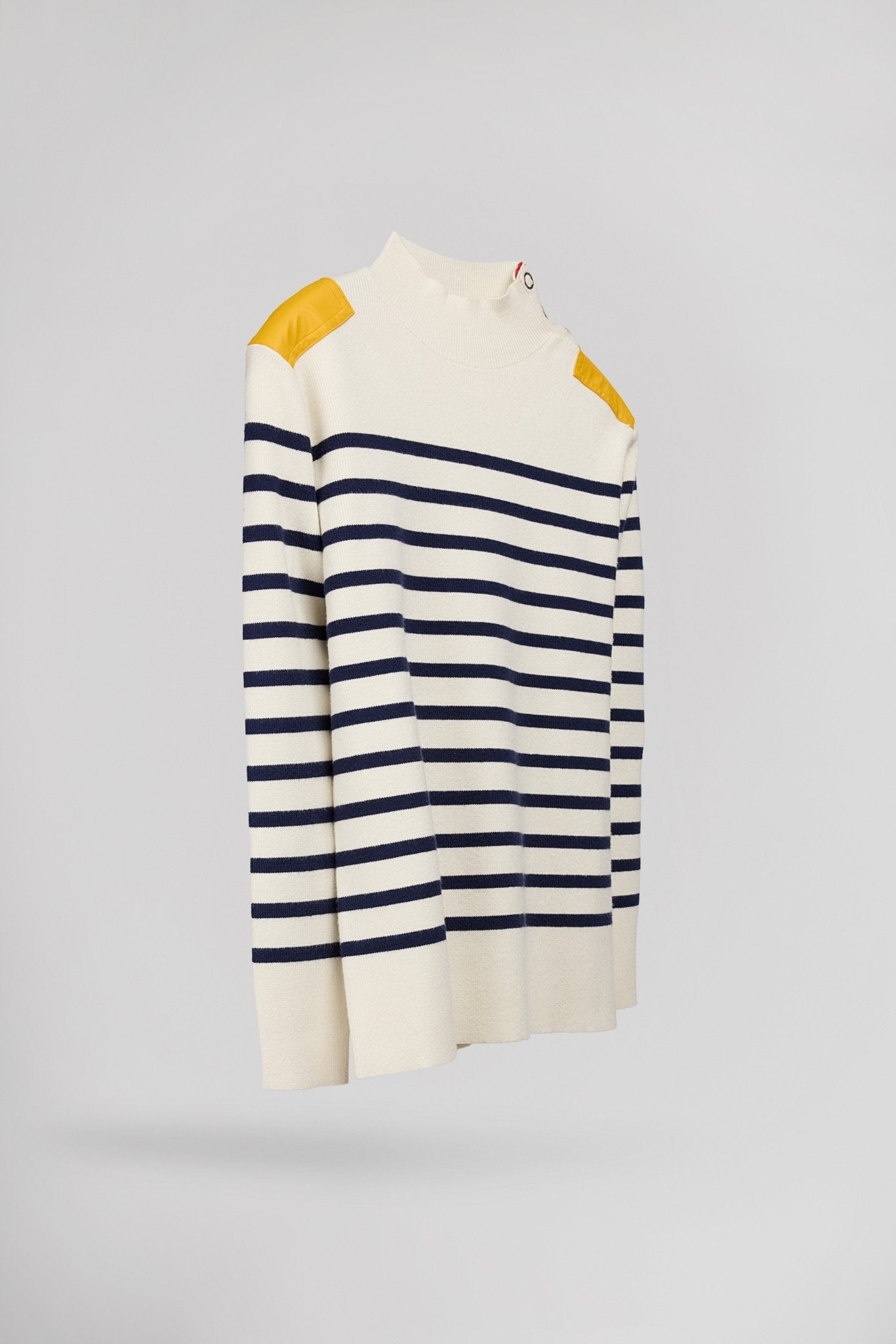 Pull P - NAUTILUS ECRU & MARINE STRIPES - School Rag