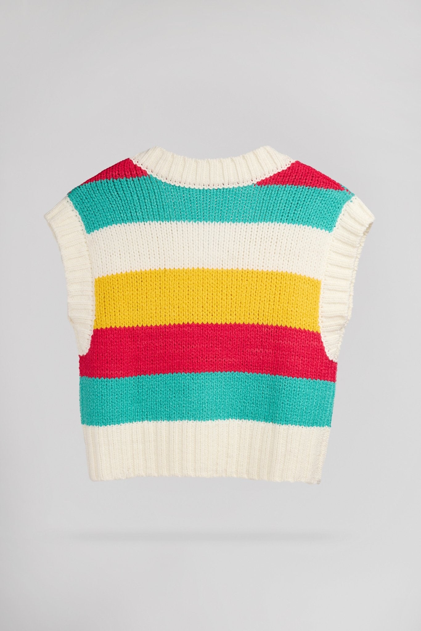 Pull P - RAFA BLANC / JAUNE - School Rag