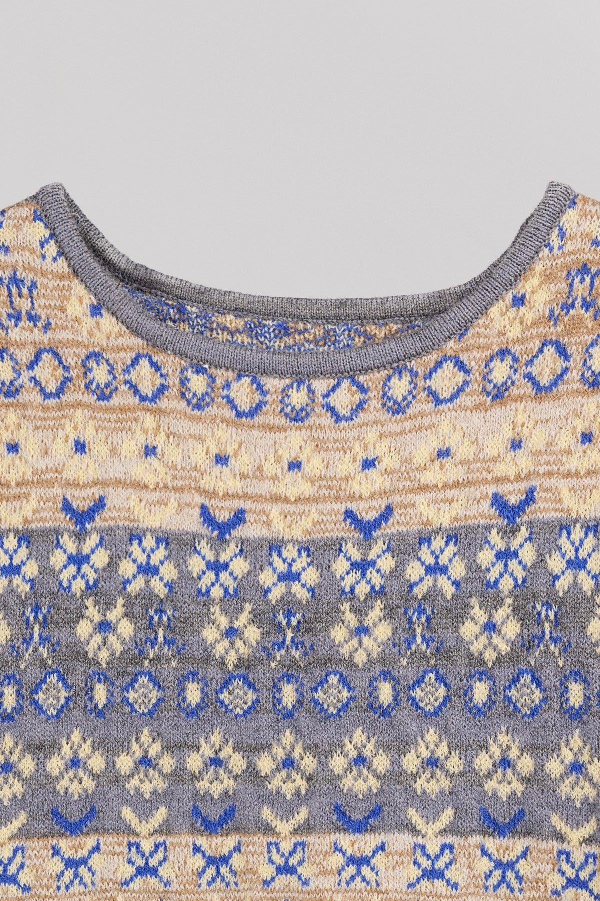 Pull sans manche jacquard PRESLEY - School Rag