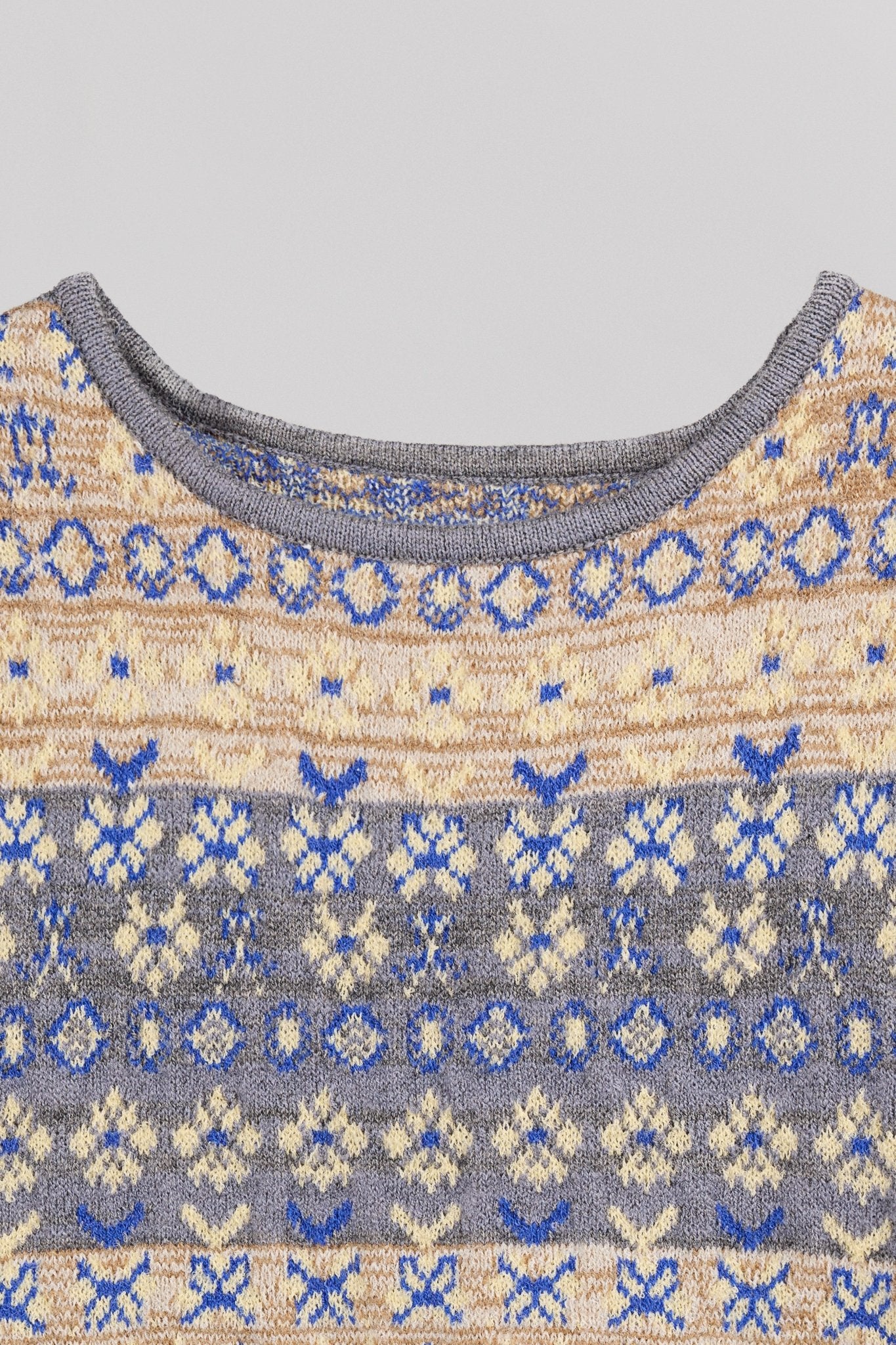 Pull sans manche jacquard PRESLEY - School Rag