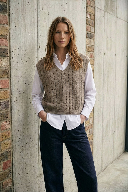 Achat Pull tricotage ajouré PALLAVI SQUARE - School Rag