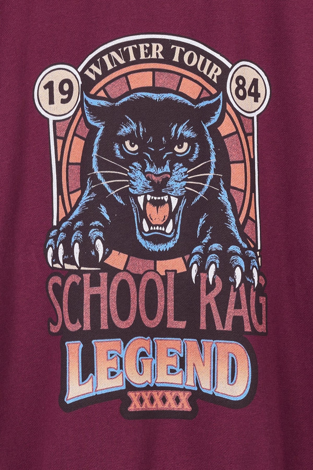 Sweat délavé vintage LEGEND - School Rag