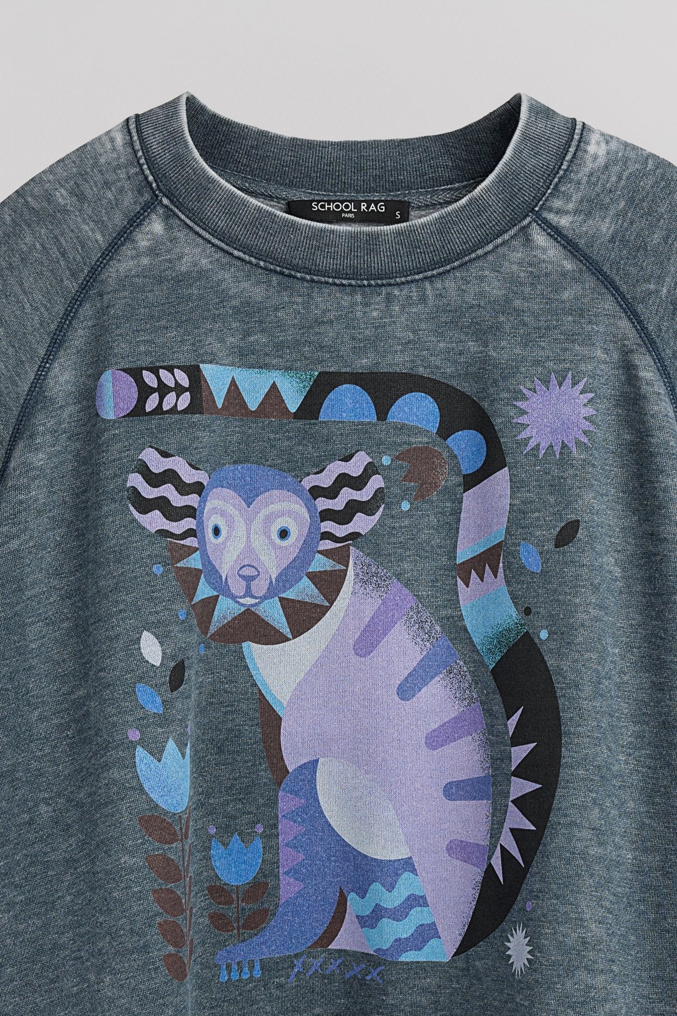 Sweat S - LORIS DARK GREY - School Rag
