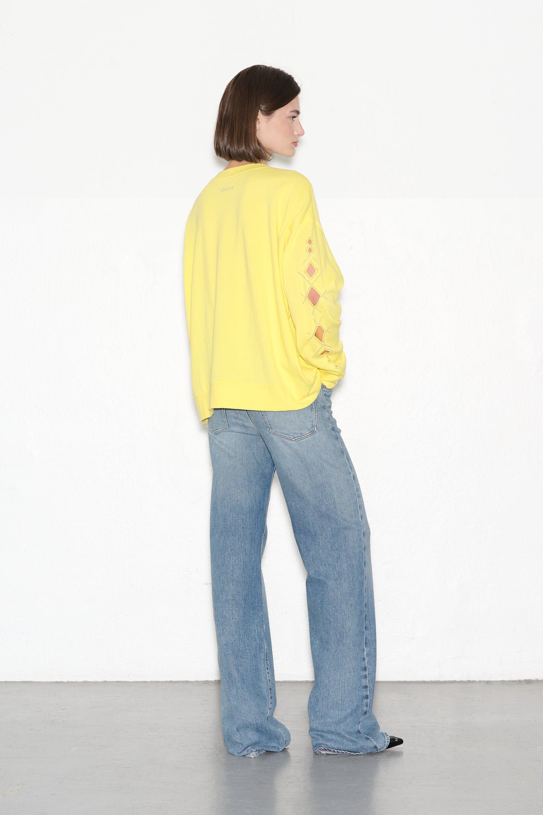 Sweat SAHARA JAUNE PALE - School Rag