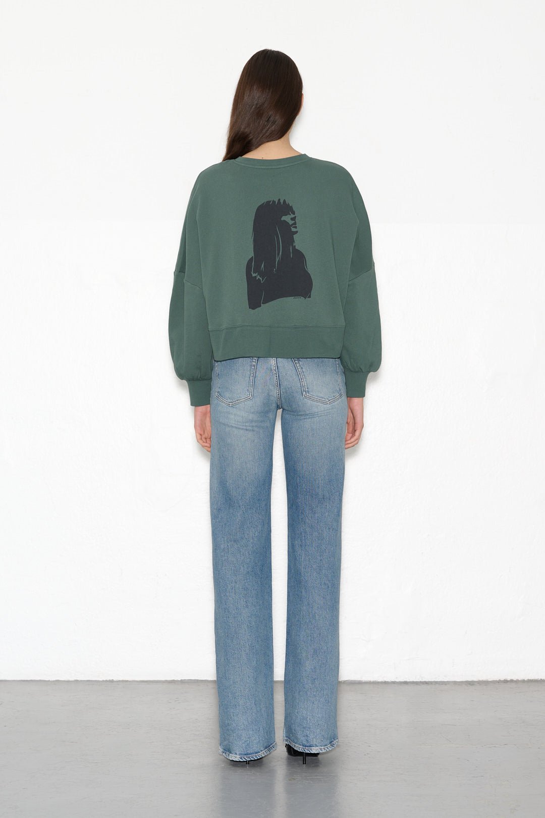Sweat SAURIA JANE GREEN CAMPUS - School Rag