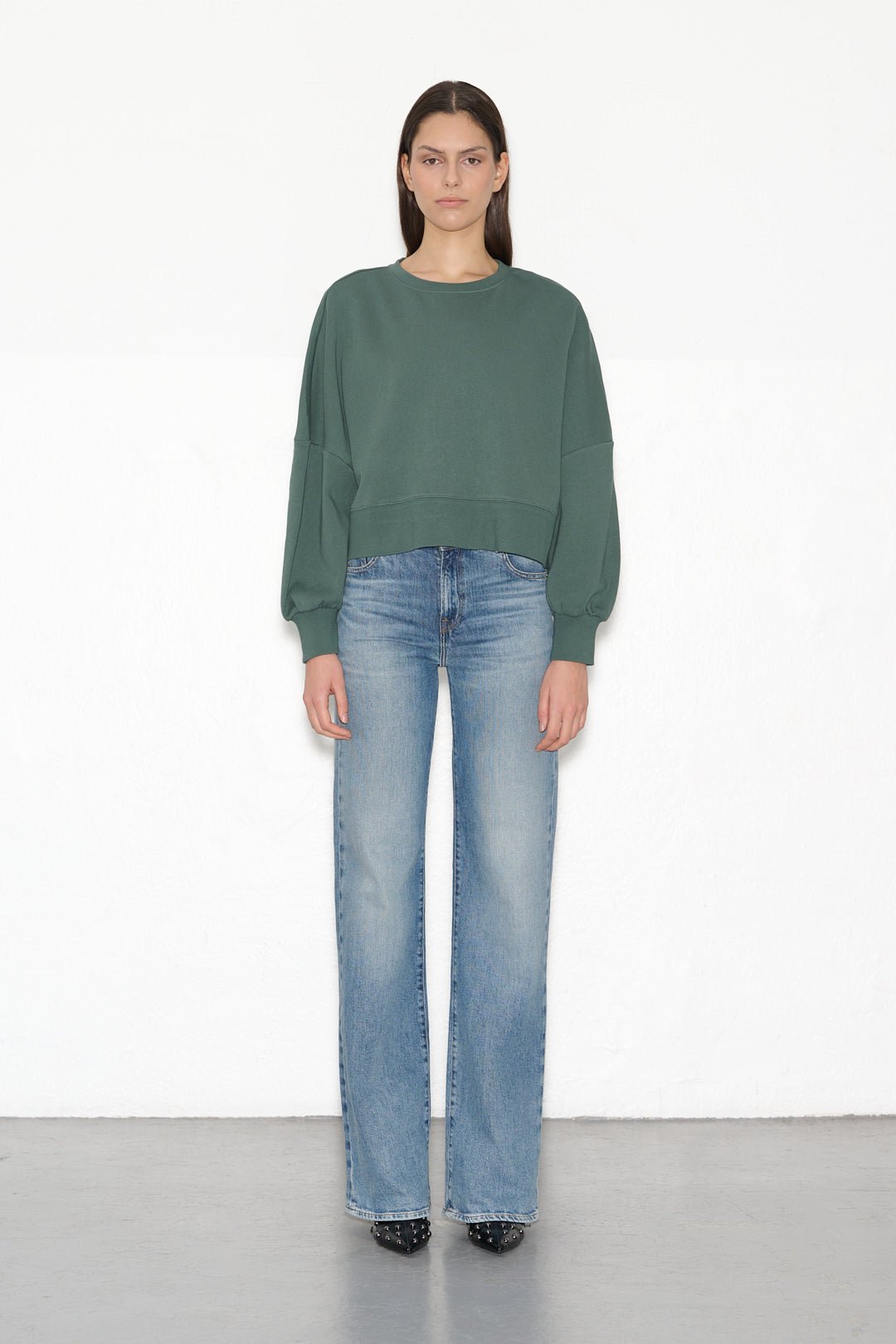 Sweat SAURIA JANE GREEN CAMPUS - School Rag