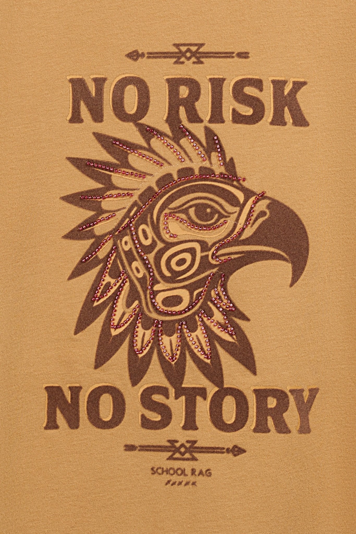 T-shirt casual RISK - School Rag