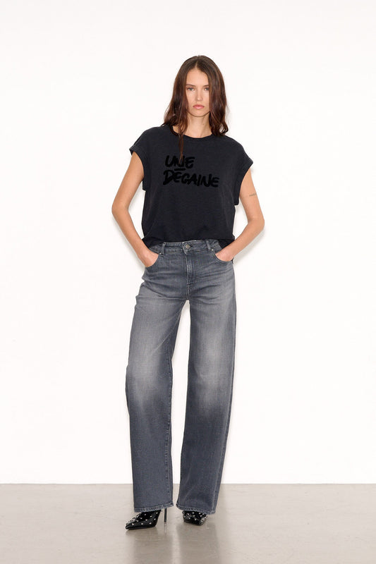 Achat T-shirt casual T - DEGAINE DARK GREY - School Rag