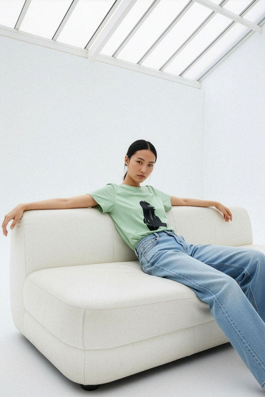 Achat T-shirt casual T - JANE MENTHOL FRESH - School Rag