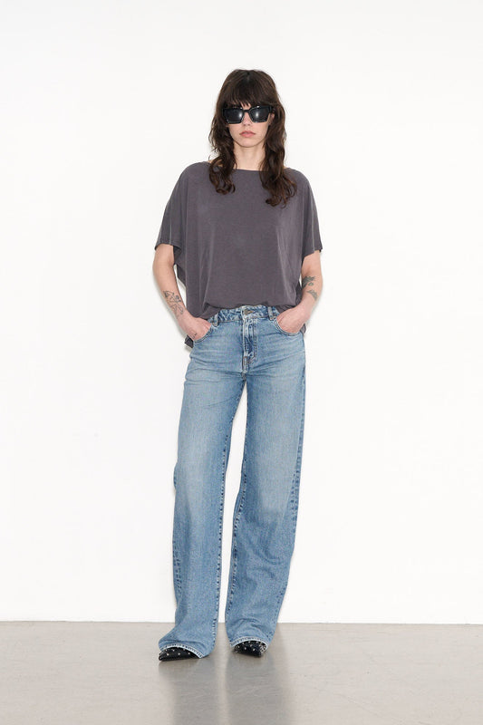 Achat T-shirt casual TINY DARK GREY - School Rag