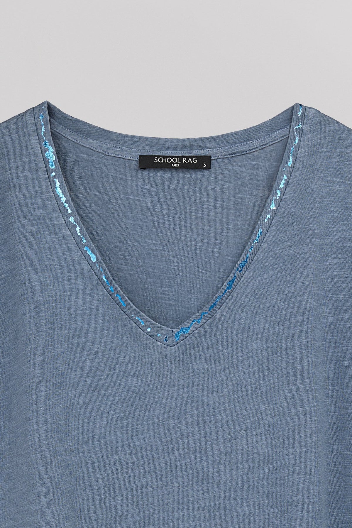 T-shirt délavé vintage SUMMER FOIL - School Rag