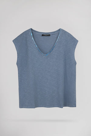 T-shirt délavé vintage SUMMER FOIL - School Rag