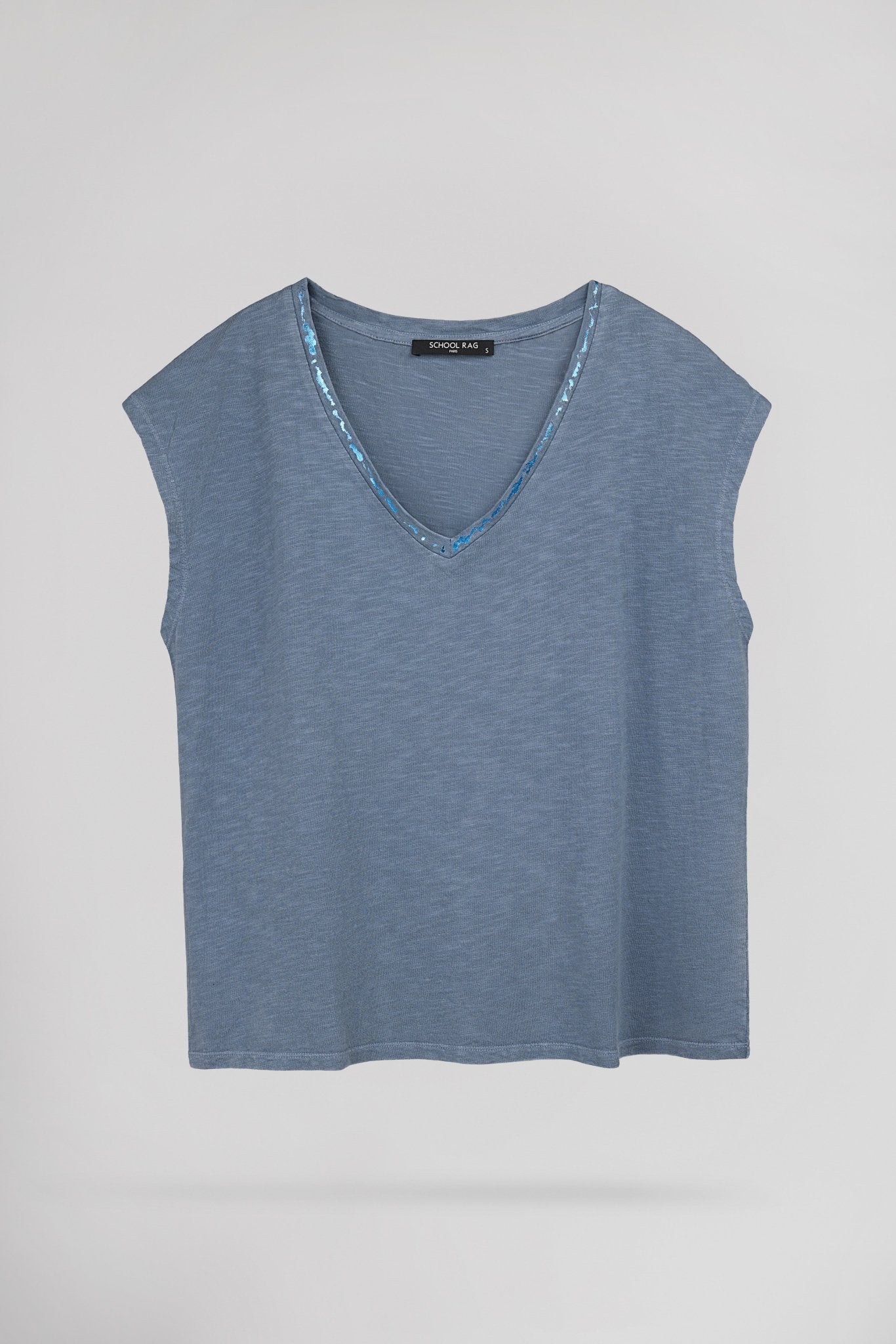 T-shirt délavé vintage SUMMER FOIL - School Rag