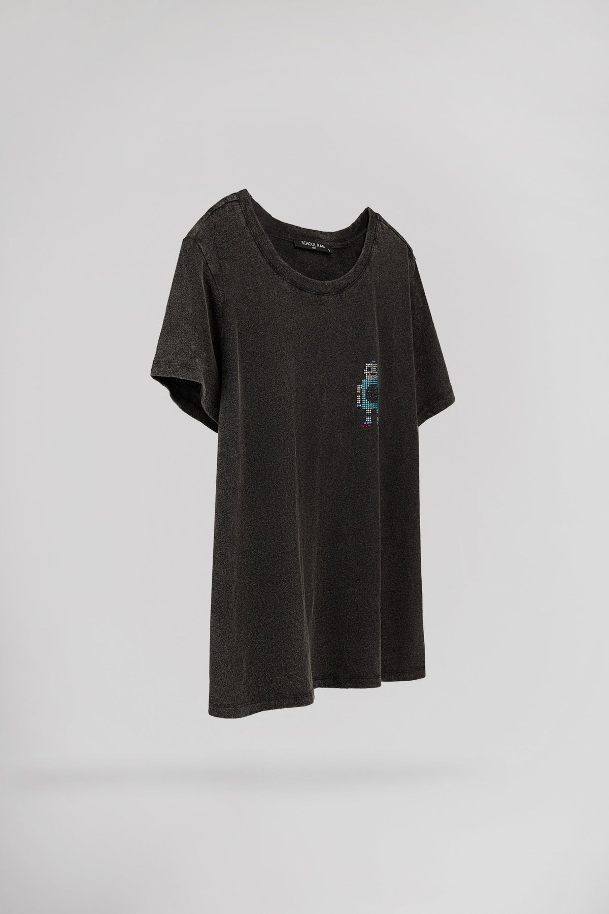 T-shirt délavé vintage TESS ROBOT - School Rag