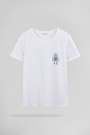 T-shirt délavé vintage TESS ROBOT - School Rag