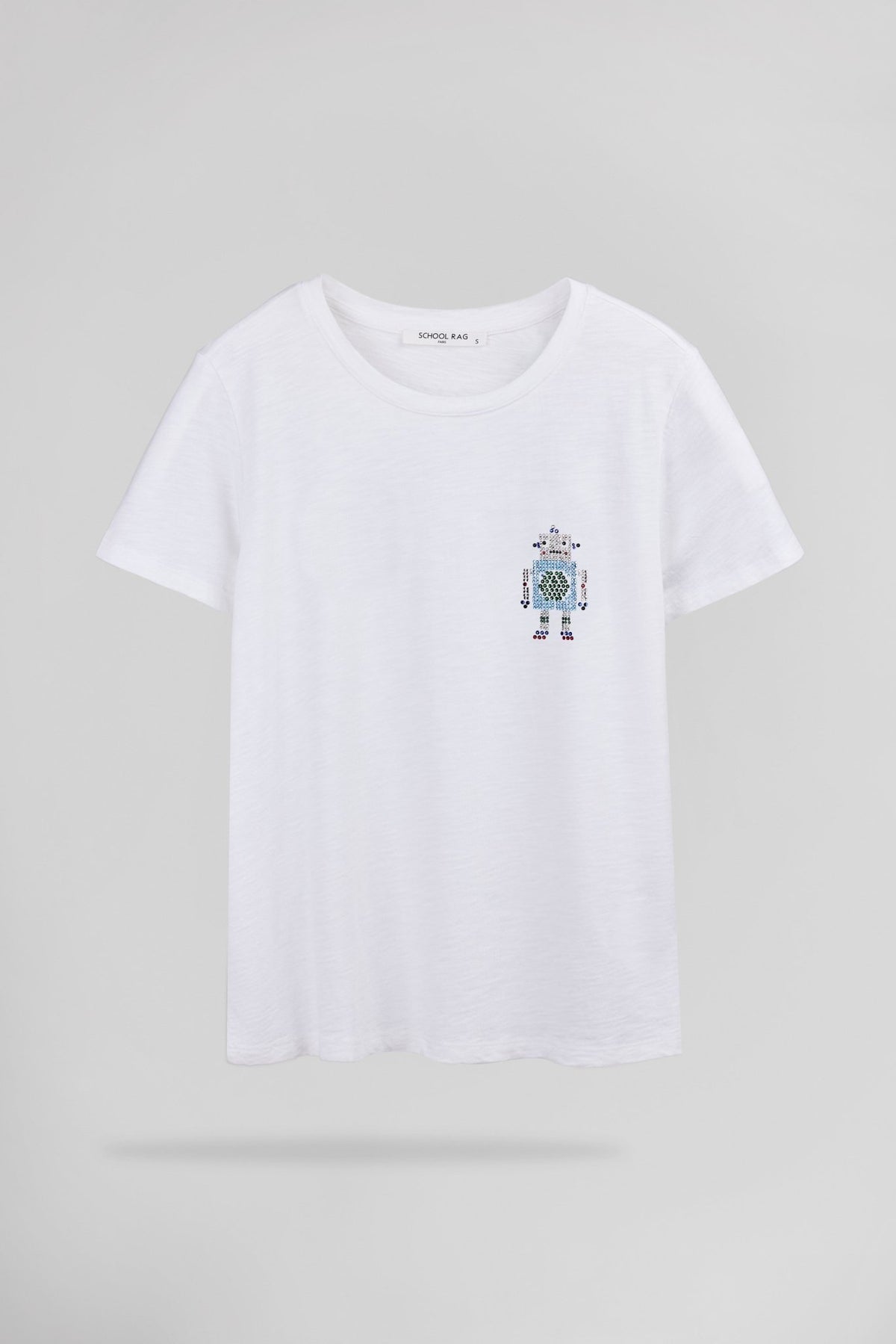T-shirt délavé vintage TESS ROBOT - School Rag