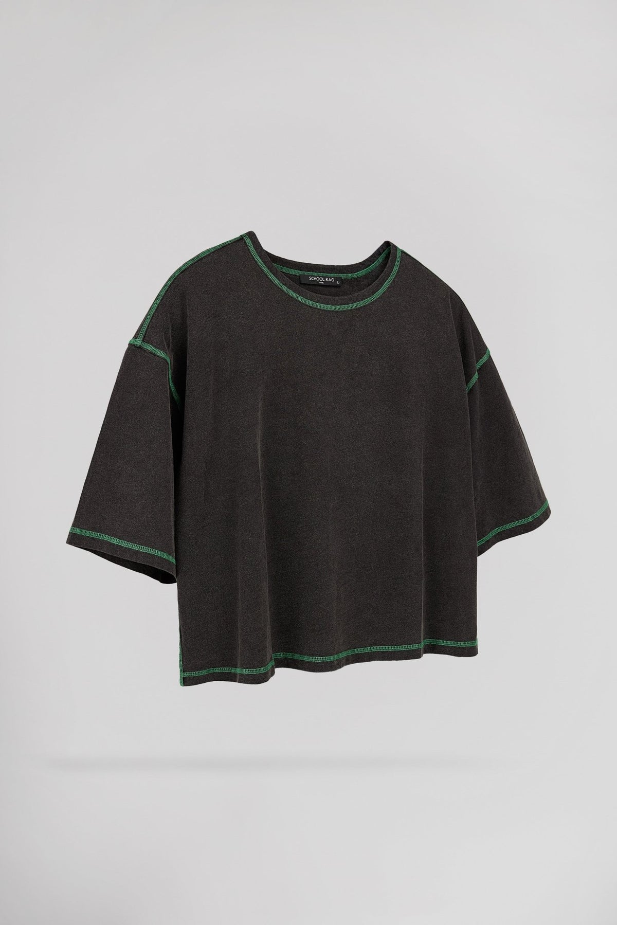 T-shirt délavé vintage THESHOP ACID - School Rag